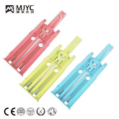 China Furniture Smooth Hardware POM Movement Damper Drawer Slide Durable And Quality Line Soft Narrow Hydraulic Plastic Damper for sale