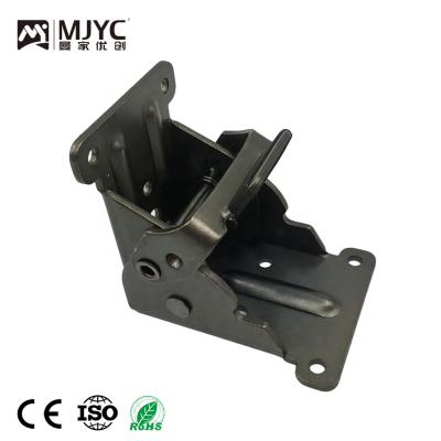 China Contemporary New Type Stamping Folding Table Chair Leg Bracket Steel Hinge Sofa Bed Bracket Hinge for sale