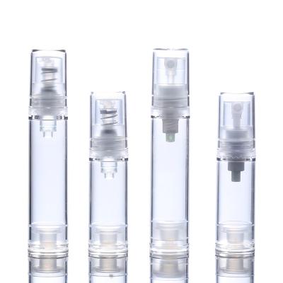 China JFY 5ml10ml Spray Bottle Eco-friendly Recyclable Transparent Airless Lotion Bottle Pump Face Skin Care Packaging Plastic Mist Bottle for sale