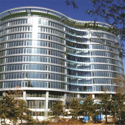 China Q235B Soundproof Aluminium Curtain Wall CAD Customized With Alloy Energy Saving for sale