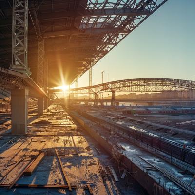 China Grandes estructuras espaciales de acero para una construcción eficiente de estaciones de tren. Soluciones robustas y versátiles. en venta