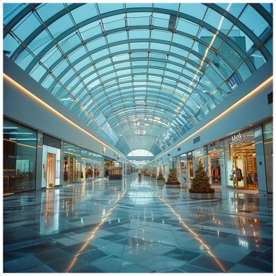 China Large Velux Double Dome Skylight with Curved Aluminum Frame | For Elegantly Designed Buildings for sale