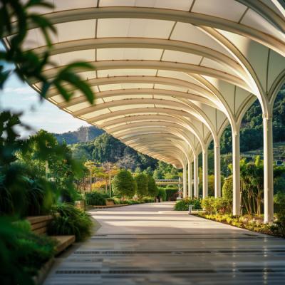 China Tension Membrane Structure For Ecological Gardening Corridors Sustainable And Inviting Spaces for sale