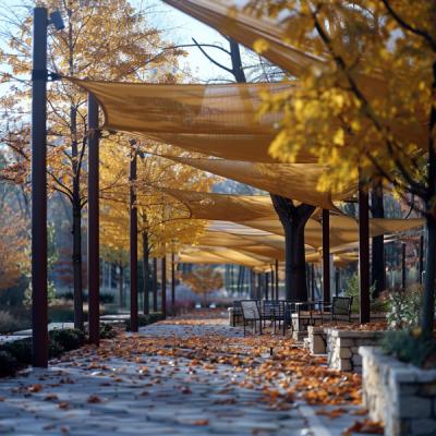 China Tension Membrane Structure For Park Recreation Facilities Versatile Shade Solutions for sale