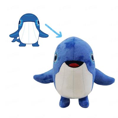 China Stuffed Plush Sea Animal Dolphin Whale Shark Aquarium Souvenir Plush Toy Mascot Customization Gift Shop for sale