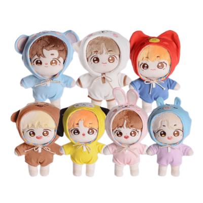 China Wholesale Cloth In Stock Ready To Ship New Design Handmade Soft 20cm Plush Kpop Idol Doll Gift For Kpop Fans for sale