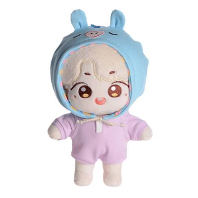 China Cute Kpop Stuffed Doll Plush Toy Tea Party Gift Concert Soft Cloth 22cm 9inches Adorable Souvenir for sale