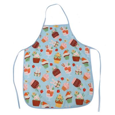 China Cleaning Cartoon print cooking apron for women kitchen chef baking aprons for festival party banquet for sale