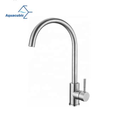 China Lead Free Brass Aquacubic Thermostatic Faucets Solid CUPC Certified Single Handle Kitchen Sink Faucet Bar Sink Faucet for sale