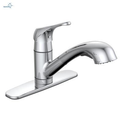 China Sense Faucets Aquacubic Single Lever Single Handle Pull Out Sprayer Prep Kitchen Sink Faucets for sale