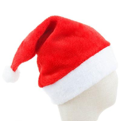 China Polyester Logo Sequins Santa Claus Hat Custom Made Wholesale High Quality for sale