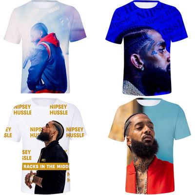 China Wholesale New Design Anti-Wrinkle Nipsey Hussle T-shirt Printed Factory 2021 Hot China 3d T-shirt Supplier Nipsey Hussle T-shirt for sale