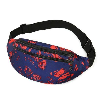 China Water Proof Portable Nylon Waterpoof Fanny Pack Camouflage Sport Waist Bag Stylish for sale