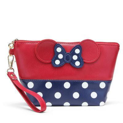 China 2019 New Cute Cosmetic Bag Minnie Mouse PU Make Up Cosmetic Bag for sale