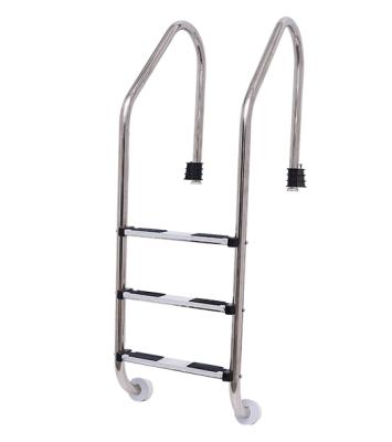 China 304 High Quality 304/306 Stainless Steel Factory OEM Stainless Steel Ladders 3 Step Pool Ladder For Swim Pool for sale