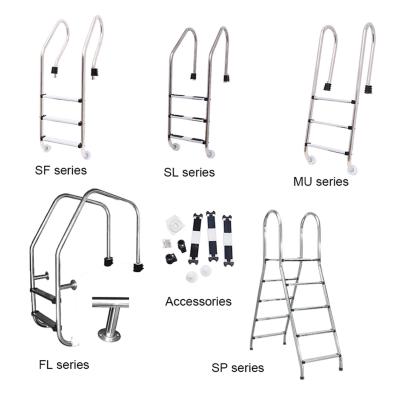 China Modern Swimming Pool Ladder Outdoor Swimming Pool Accessory Step Pools for sale