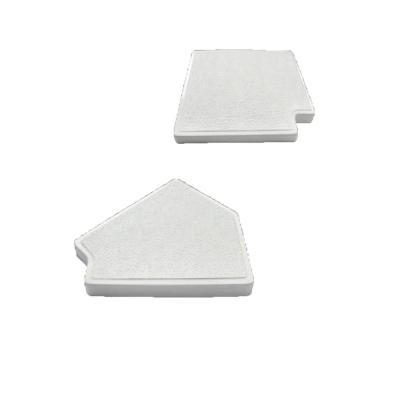 China Easy Mount Swimming Pool Accessories 45 / 90 Degree Corner Fiberglass Tile for sale