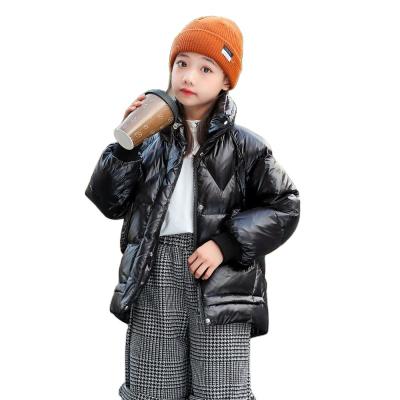 China Regular fast delivery clean and stylish design own down kids-coats down filled jackets for sale