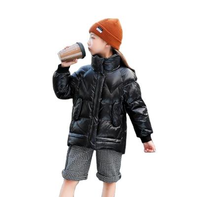 China Regular Customized Logo Color Kids Coats Warm Protective Printed Jacket Down Feather Winter Jackets for sale