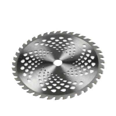 China 10inch 255mm CTT 40T Circular Saw Blade Durable Carbide Slant Saw Blade for Garden Grass Cutting for sale