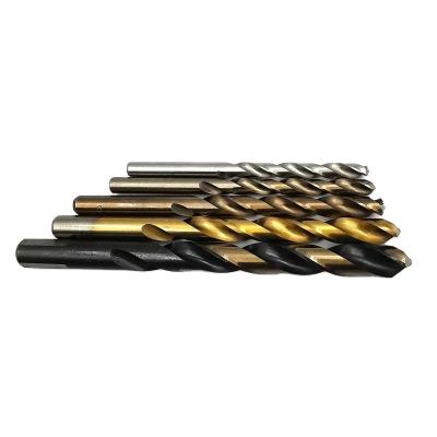 China Factory High Quality HSS Cobalt 5% Straight Shank M35 Twist Drill Bits Drill Bits For Metal Stainless Steel Aluminum Plastic Drilling for sale