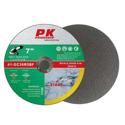 China Factory Wholesale 7 Inch Super Thin Abrasive Stone Cutting Cutting Discs For Metal And Stone for sale