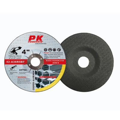 China Cutting and Grinding Copper & Alumina Abrasives Cutting 100x3x16mm Metal Cutting Disc Wheel Making for sale