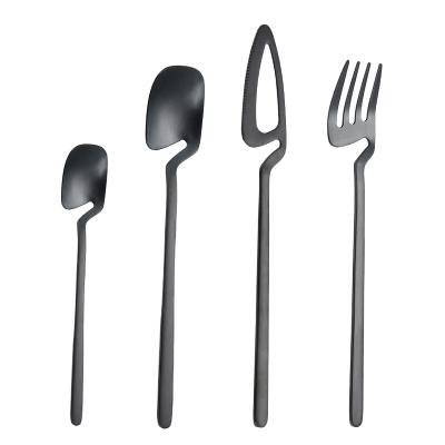 China Sustainable Modern Stainless Steel Flatware Set , 2020 New Style Hanging Cutlery Set for sale