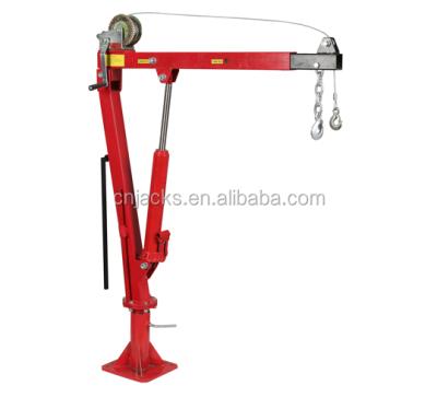 China TRUCK CRANE 2000lbs 360 Degrees Swivel Pick Foldable Hydraulic Truck Mounted Crane for sale