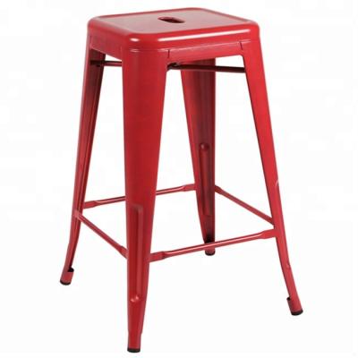 China School chair 66 cm height metal bar stool referee chair cafeteria furniture factory cafe kitchen chair for sale