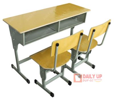 China School Sets School Desk and Chair Set School Furniture Wholesale Wooden Combo Double Desk and Chair Study Table with Chairs for sale