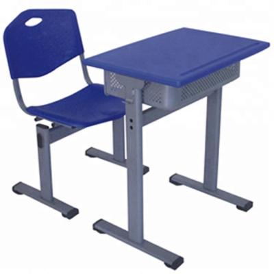 China School Sets PE/PP Conference Hall Chair With Fixed Student Desk School Chair And Desk Set Classroom Furniture for sale