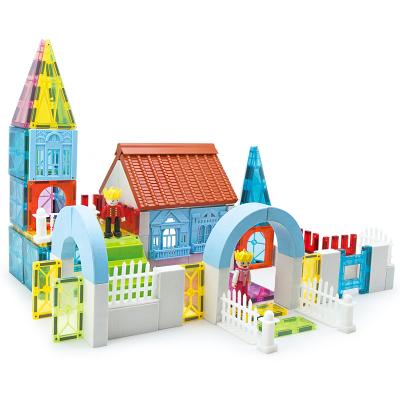 China 2022 building toy building toy amazon best selling kids toys magnetic diy tiles 3d toy building blocks for sale