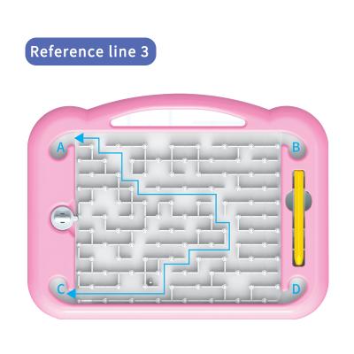 China Indoor Kids Educational Erasable Magnetic Board Game Three-in-One Drawing Board Board Drawing Board for sale