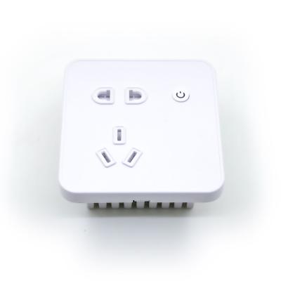 China Commercial Direct Wholesale Good Quality ABS 100~250 VAC Smart Wall Plug Lorawan Smart Wall Switch Plug for sale