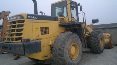 China Cargador WA420-3, cargador también usado WA380-6, WA380-3, WA320, WA400-1 de Japón KOMATSU en venta