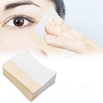 China Under Eye Gel Pads For Lash Extensions Rts 40pcs Cotton Eyelash Extension Correction Disposable Eyeshadow Shield Isolation Breathable Pad Under Protective Eye Tips Sticker for sale