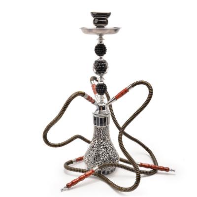 China Eco-friendly Three-hose Arabic Hookah Factory Direct Selling Hookah Accessories Pot Finished Hookah Bottle for sale