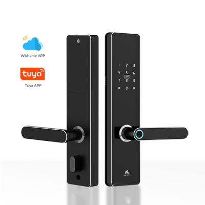 China APP /Fingerprint/Code/Card (optional) Amazon Best Wifi Tuya TTlock APP Alexa Voice Contral Fingerprint Digital Vending Smart Lock for sale