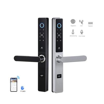 China Popular sliding door smart door handle sliding aluminum door lock for home for sale