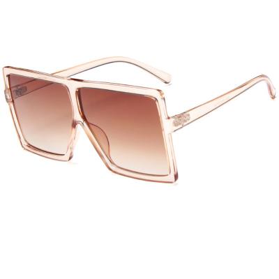 China Fashion Sunglasses Adult Oversized Vintage Square Sun Glasses 2021 PC UV400 Fashion Women Sun Glasses Colorful Shades for sale