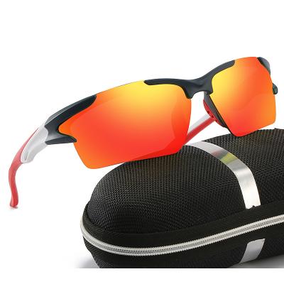 China Hot Outdoor Fashion Sun Glasses Amazon Sale Sports Sunglasses Men Sun Glass Mirror Motorcycle Polarized Sunglasses for sale