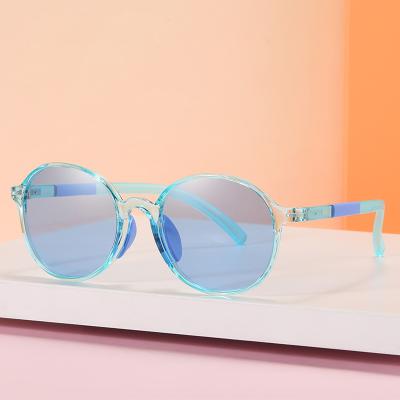 China Wholesale Fashion Sunglasses Manufacturer Candy Color TR Frame Baby Sunglasses GUDA Polarized Mirror Protection Shades UV Sun Glasses For Kids for sale