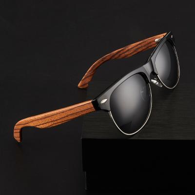 China Fashion Sunglasses China Eco-Friendly Wooden Sunglasses Cat.3 UV400 Polarized Wooden Sunglasses 2021 Custom Logo for sale