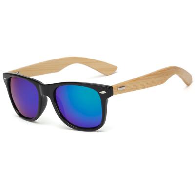 China Fashion Sunglasses 2021 Wholesale LOGO Fashion Unisex Recyclable Bamboo Cheap Bamboo Custom PC Sun Glasses Eco-friendly Sunglasses for sale