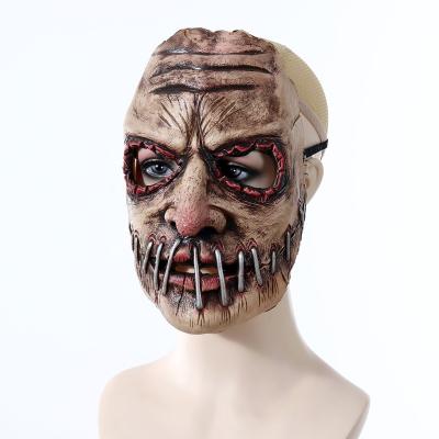 China Halloween Styles Decoration 3D Wholesale Soft Latex Dance Party Cosplay Holiday Special Halloween Zombie Scary Mask for sale