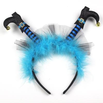 China Leg Cos Clown Hairband Accessory Witch Headband Halloween Funny Cosplay Maker Cosplay Costume for sale