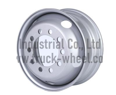 China High Quality Silver Steel Truck Wheel Rims EAC Certification Customized Steel Wholesale for sale