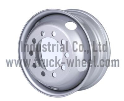 China Cost Effective Wholesales Steel 22.5 17.5 Silver Truck Steel Rims for sale