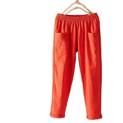 China Anti-wrinkle Sweatpants Baggy Ankle-length plus size women's pants trousers & pants for sale